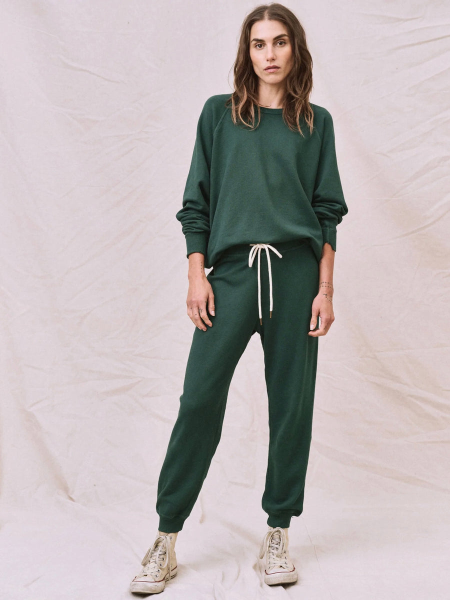 The Cropped Sweatpants Green Grove  The Great – GRAY Home + Lifestyle