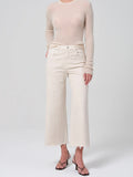 Lyra Wide Leg Crop Almondette | Citizens of Humanity