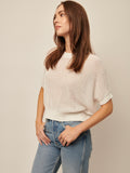 Emersyn Knit Top Chalk | LINE