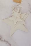 Juugee Porcelain Ornament Assorted Star Set