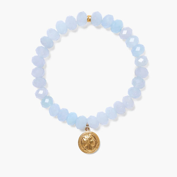 Demeter Charm Bracelet Aquamarine | Chan Luu