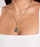 Double Coin Necklace