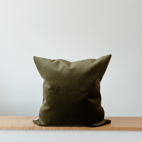 Moss Velvet Pillow Cover