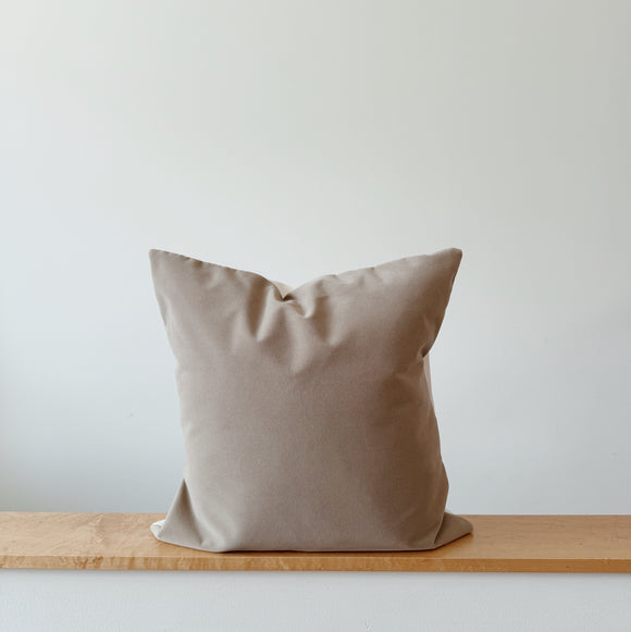 Latte Velvet Pillow Cover