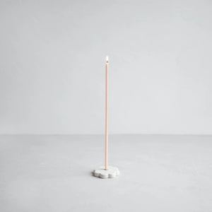 Ceramic Fleur Long Stem Candleholder