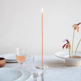 Ceramic Fleur Long Stem Candleholder