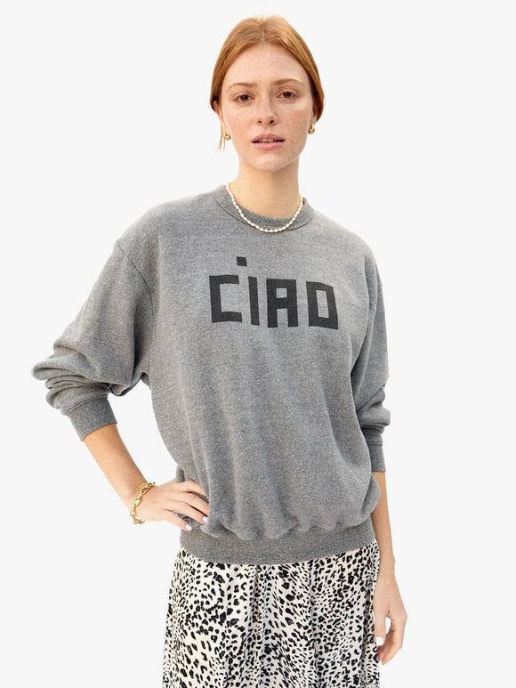 Oversized Sweatshirt Grey Ciao | Clare V.