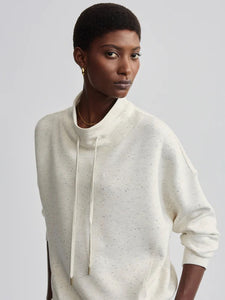 Oakdale Sweat Ivory Marl Fleck | Varley