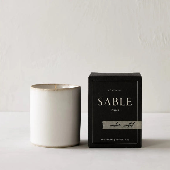 Convivial Amber Santal Candle