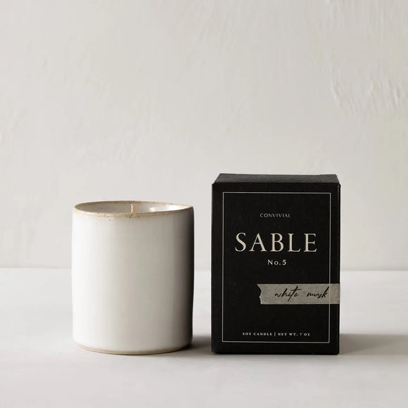 Convivial White Musk Candle