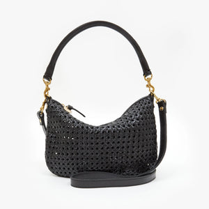 Petit Moyen Black Rattan | Clare V.