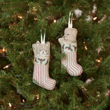 Coral & Tusk Ornament Puppy Stocking